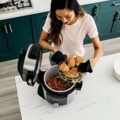 Ninja - Foodi 14-in-1 8qt. XL Pressure Cooker & Steam Fryer With SmartLid - Stainless/Black 30 Ninja - Foodi 14-in-1 8qt. XL Pressure Cooker & Steam Fryer With SmartLid - Stainless/Black -Appliance Shop 44887772 e251 5b1f badf 01f07078c9fa