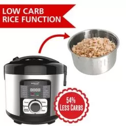 Brentwood Select 12 Function Stainless Steel Multi-Cooker In Black - 7 Quarts - Silver - 7 Quarts -Appliance Shop 454a2de6 c737 40a8 b923 b67cc4ea057e