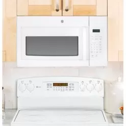 GE - 1.6 Cu. Ft. Over-the-Range Microwave - White -Appliance Shop 45b7e54a 2c3a 5daa ab72 9e2a43ca6d7f