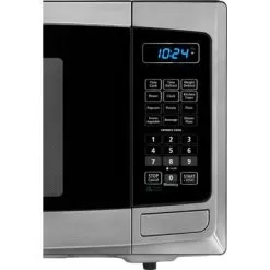 Insignia™ - 0.9 Cu. Ft. Compact Microwave - Stainless Steel -Appliance Shop 4631298c b979 5e38 94ed d4419dc07d5c