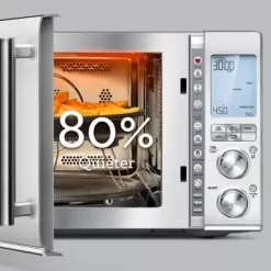 Breville - The Combi Wave™ 3 In 1 1.1 Cu. Ft. Convection Microwave - Brushed Stainless Steel -Appliance Shop 4651f694 61ea 5e2f 9280 53ca33fb71aa