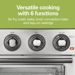 Hamilton Beach - Air Fry Countertop Oven Stainless Steel -Appliance Shop 47115e36 08c3 4779 bef6 a8cb4c60bbc5