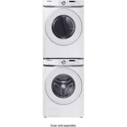 Samsung - 4.5 Cu. Ft. High Efficiency Stackable Front Load Washer With Vibration Reduction Technology+ - White -Appliance Shop 4750ac12 d14a 588d a6b4 2eefdf873ed4