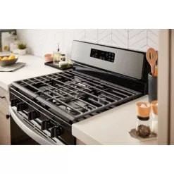 Whirlpool - 5.1 Cu. Ft. Freestanding Gas Range With Edge To Edge Cooktop - Stainless Steel 25 Whirlpool - 5.1 Cu. Ft. Freestanding Gas Range With Edge To Edge Cooktop - Stainless Steel -Appliance Shop 478579db 4092 5206 ab2f 218c50b76d2c