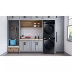 Samsung 5-Cu. Ft. Extra-Large Capacity Smart Dial Front Load Washer With CleanGuard, Brushed Black -Appliance Shop 4806092f e3d8 4c07 aacf bf85fe639be8