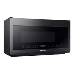 Samsung 2.1 Cu. Ft. Fingerprint Resistant Black Stainless Steel Over-the-range Microwave With Sensor Cooking