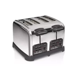 Hamilton Beach - Classic 4 Slice Toaster W/ Sure-Toast Stainless Steel -Appliance Shop 486ab734 e793 48b4 980a 988e6a6a0ac3