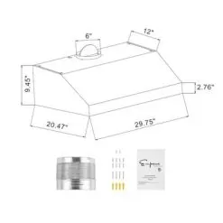 2 Piece Kitchen Appliances Packages Including 30" Radiant Electric Cooktop And 30" Under Cabinet Range Hood - 30" -Appliance Shop 4893c1e1 b393 4470 8538 19cd739b0554