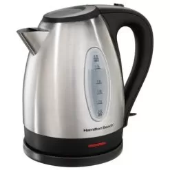 Hamilton Beach - 1.7 Liter Electric Kettle - Silver/Black
