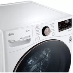 LG - 4.5 Cu. Ft. High-Efficiency Stackable Smart Front Load Washer With Steam And Built-In Intelligence - White -Appliance Shop 49c41b97 a8a9 59a8 872b 1de626c17862