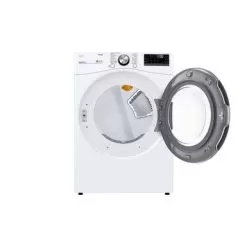 LG DLGX4201W 7.4 Cu.ft. Ultra Large Capacity Gas Dryer With SensorDry, TurboSteam Technology And Wi-Fi Connectivity, White - White -Appliance Shop 49de2de1 797b 46ea 8d74 85d056393a11
