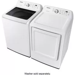 Samsung - 7.2 Cu. Ft. Electric Dryer With Sensor Dry - White -Appliance Shop 4b8a5977 3667 5c96 9cb8 ad3c349c0271