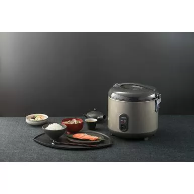 Zojirushi - 10 Cup (Uncooked) Automatic Rice Cooker & Warmer - Metallic Gray 5 Zojirushi - 10 Cup (Uncooked) Automatic Rice Cooker & Warmer - Metallic Gray - Image 3
