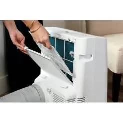 GE - 450 Sq. Ft. 11,000 BTU Smart Portable Air Conditioner With WiFi And Remote - White 19 GE - 450 Sq. Ft. 11,000 BTU Smart Portable Air Conditioner With WiFi And Remote - White -Appliance Shop 4bd5947c 33de 5659 8c82 8a8c1a496eb4