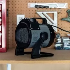 NewAir - 160 Sq. Ft. Portable Ceramic Electric Heater With Adjustable Tilt Head - Gray -Appliance Shop 4be6c757 5cca 5050 ae88 ed92544fd15a