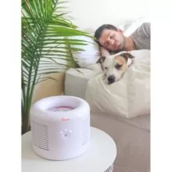 Crane HEPA Air Purifier With 3 Speed Settings For Rooms Up To 300 Sq. Ft. - White -Appliance Shop 4cca2b36 9480 4179 9510 58cb9b3bc173