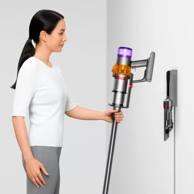 Dyson - V15 Detect Extra Cordless Vacuum - Yellow/Nickel 8 Dyson - V15 Detect Extra Cordless Vacuum - Yellow/Nickel - Image 6