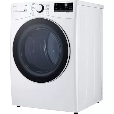 LG 7.4-Cu. Ft. Front Load Electric Dryer With Built-In Intelligence, White 4 LG 7.4-Cu. Ft. Front Load Electric Dryer With Built-In Intelligence, White - Image 2