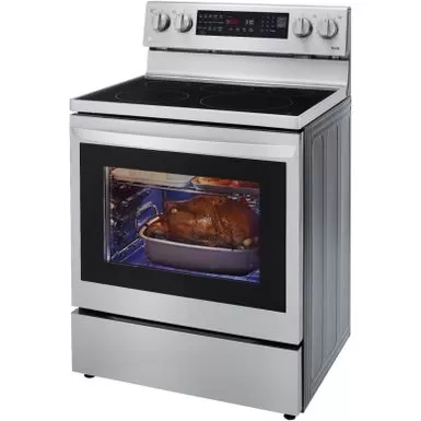 LG - 6.3 Cu. Ft. Smart Freestanding Electric Convection Range With EasyClean And InstaView - Stainless Steel 16 LG - 6.3 Cu. Ft. Smart Freestanding Electric Convection Range With EasyClean And InstaView - Stainless Steel - Image 14