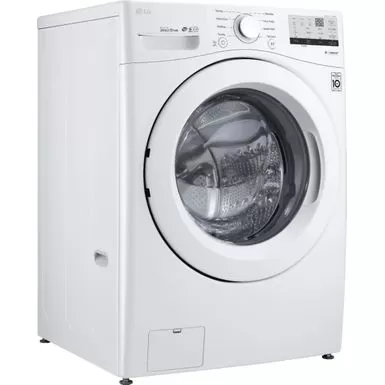 LG - 4.5 Cu. Ft. High Efficiency Stackable Front-Load Washer With 6Motion Technology - White 4 LG - 4.5 Cu. Ft. High Efficiency Stackable Front-Load Washer With 6Motion Technology - White - Image 2