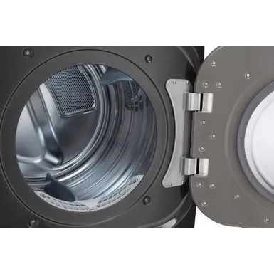 LG - 9.0 Cu. Ft. Stackable Smart Electric Dryer With Steam And Built-In Intelligence - Black Steel 14 LG - 9.0 Cu. Ft. Stackable Smart Electric Dryer With Steam And Built-In Intelligence - Black Steel - Image 12