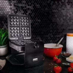 Bella Pro Series - Pro Series 4-Slice Rotating Waffle Maker - Stainless Steel -Appliance Shop 51378dbf 83cc 5d9d b234 1423f1ea671e