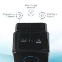 GermGuardian AC5300B Elite 28-inch 3-in-1 HEPA UV-C Tower Air Purifier - Black - Black -Appliance Shop 51f743e3 c7c7 4115 9515 6789f0917322