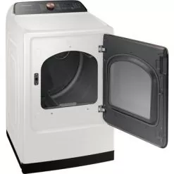 Samsung 7.4-Cu. Ft. Smart Electric Dryer With Steam Sanitize+, Ivory -Appliance Shop 520dceda 6f0e 4776 b24f 635010968cc5