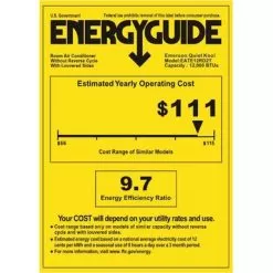 Emerson Quiet Kool - 550 Sq. Ft. 12,000 BTU Through-the-Wall Air Conditioner And 10,600 BTU Heater - White -Appliance Shop 527d5ad3 2deb 5e99 8d02 86343cfe84d6