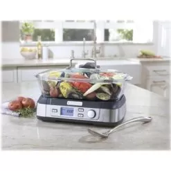 Conair Cuisinart - CookFresh™ Digital Glass Steamer - Stainless Steel -Appliance Shop 53b55e77 f17d 5f7b b26e 2584906ade32