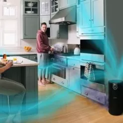 Shark - Air Purifier MAX With True NanoSeal HEPA, Cleansense IQ, Odor Lock, Cleans Up To 1200 Sq. Ft - Charcoal Grey -Appliance Shop 54c9923c 536b 5a3a a3bb e2ad1d194b7b