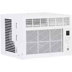 GE - 250 Sq. Ft. 6,000 BTU Window Air Conditioner With Remote - White