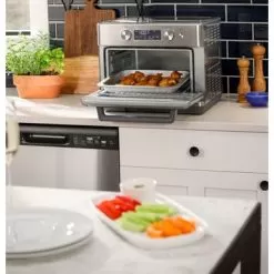 GE - Convection Toaster Oven With Air Fry - Stainless Steel -Appliance Shop 56326ae0 9249 5fc8 9e6e 073ea7a9f53b
