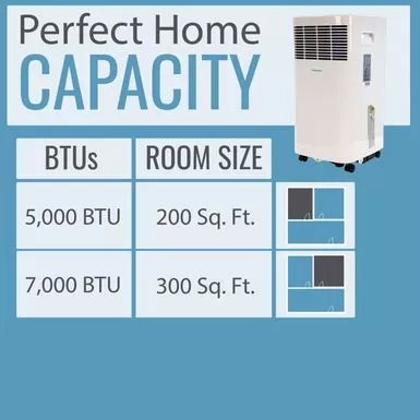 7000 BTU Portable Air Conditioner 7 7000 BTU Portable Air Conditioner - Image 5