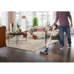 LG - CordZero Cordless Stick Vacuum With Auto Empty And Kompressor - Sand Beige -Appliance Shop 5787b902 63e7 5b2b 8774 dbc6b217603d