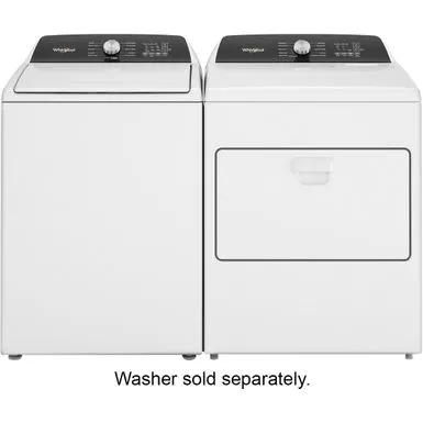 Whirlpool - 7 Cu. Ft. Electric Dryer With Moisture Sensing - White 12 Whirlpool - 7 Cu. Ft. Electric Dryer With Moisture Sensing - White - Image 10