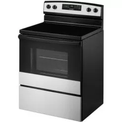 Amana - 4.8 Cu. Ft. Freestanding Electric Range - Stainless Steel -Appliance Shop 584f4d12 702c 5605 896c 14e2cea3a305
