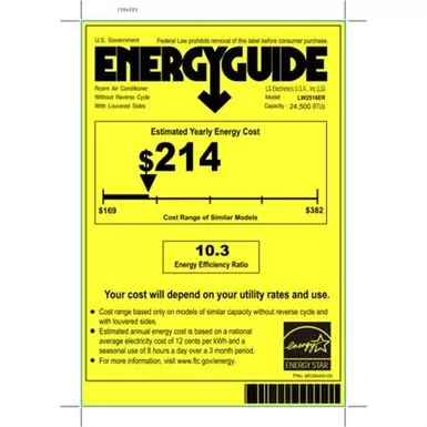 LG 24,500 BTU Electronic AC With Remote (230V) - 2016 EStar 10 LG 24,500 BTU Electronic AC With Remote (230V) - 2016 EStar - Image 8