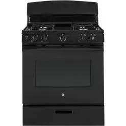 Ge Ada 30" Black Freestanding Gas Range