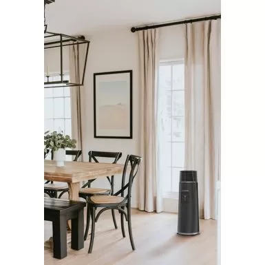 Lasko - 1500-Watt Full Circle Warmth Portable Ceramic Space Heater With Remote Control - Black 8 Lasko - 1500-Watt Full Circle Warmth Portable Ceramic Space Heater With Remote Control - Black - Image 6