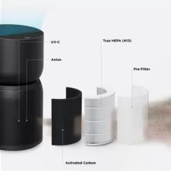 TCL - Breeva A3 246 Sq. Ft. Smart True HEPA Air Purifier - Black 13 TCL - Breeva A3 246 Sq. Ft. Smart True HEPA Air Purifier - Black -Appliance Shop 5a4b8616 f832 5dfa 99b2 7e91b2a9ca91