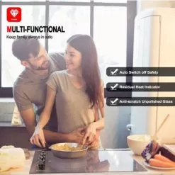 Gasland Chef 30"Built-in Radiant Electric Cooktop With 4 Burners, Electric Ceramic Cooktop Knob Control, 240V, ETL Approved - Black -Appliance Shop 5b54f44f 028e 4083 a2e7 fca8783a0f3f