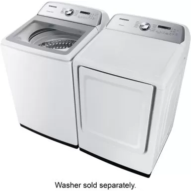 Samsung 7.4-cu. Ft. Electric Dryer With Sensor Dry In White 10 Samsung 7.4-cu. Ft. Electric Dryer With Sensor Dry In White - Image 8