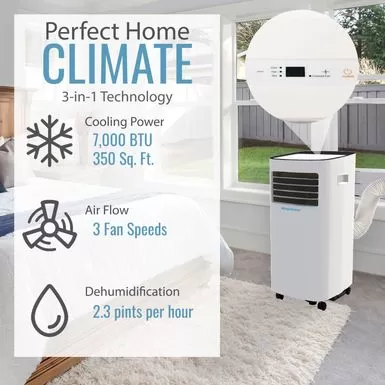 7000 BTU Portable Air Conditioner 8 7000 BTU Portable Air Conditioner - Image 6