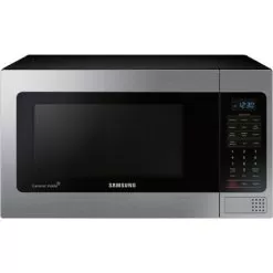 Samsung - 1.1 Cu. Ft. Countertop Microwave With Grilling Element - Stainless Steel