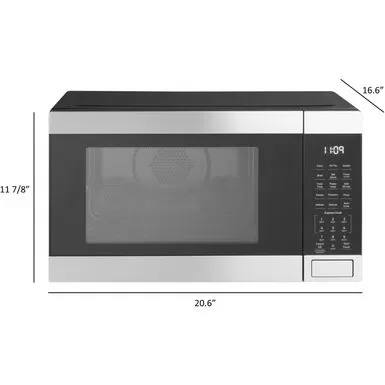 GE - 1.0 Cu. Ft. Convection Countertop Microwave With Air Fry - Black Stainless Steel 18 GE - 1.0 Cu. Ft. Convection Countertop Microwave With Air Fry - Black Stainless Steel - Image 16