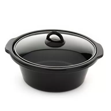 Brentwood Scallop Pattern 4.5 Quart Slow Cooker In Copper - Orange 7 Brentwood Scallop Pattern 4.5 Quart Slow Cooker In Copper - Orange - Image 5