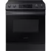 Samsung 6.3-Cu. Ft. Front Control Slide-In Electric Range With Convection, Brushed Black -Appliance Shop 5ca066ff a099 48ad bece 06bc578f0585