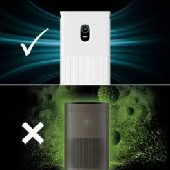 Shark - Air Purifier 6 With Anti-Allergen HEPA Filter Advanced Odor Lock, 1,200 Sq. Ft., Smart Sensing - White -Appliance Shop 5ca7d273 f778 5c92 9354 9812f5918a71