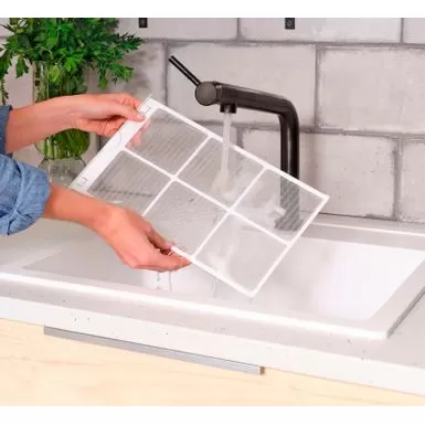 GE - 700 Sq. Ft. 14,000 BTU Smart Window Air Conditioner With WiFi And Remote - White 7 GE - 700 Sq. Ft. 14,000 BTU Smart Window Air Conditioner With WiFi And Remote - White - Image 5